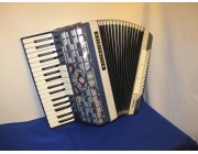Blue Weltmeister 34 key accordion